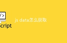 js data怎么获取