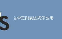 js中正则表达式怎么用