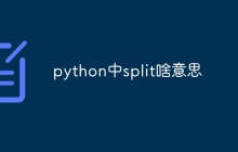 python中split啥意思