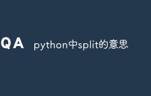 python中split的意思