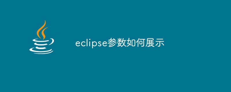 eclipse参数如何展示
