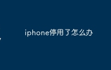 iphone停用了怎么办