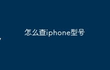 怎么查iphone型号
