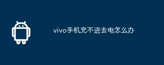 vivo手机充不进去电怎么办