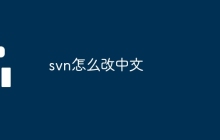svn怎么改中文
