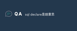 SQL은 무엇을 의미합니까?