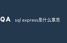 sql express是什么意思
