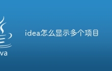idea怎么显示多个项目