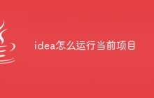 idea怎么运行当前项目