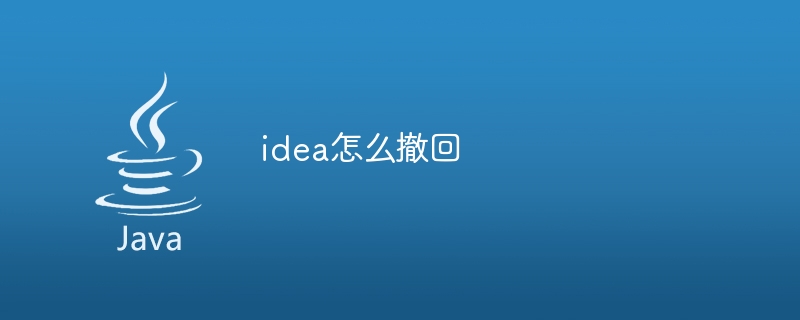 idea怎么撤回