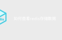 如何查看redis存储数据
