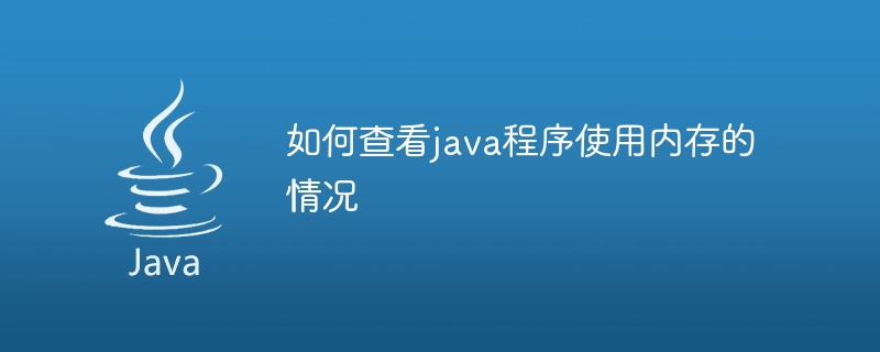 如何查看java程序使用内存的情况