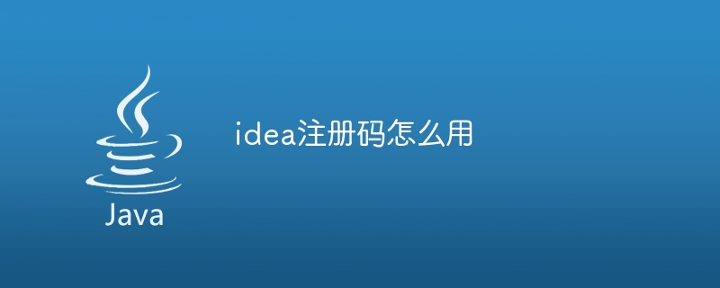 idea注册码怎么用