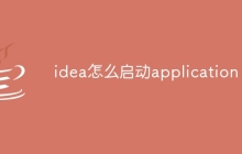 idea怎么启动application