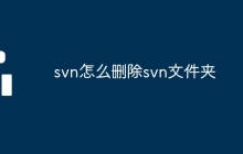 svn怎么删除svn文件夹