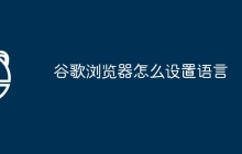 谷歌浏览器怎么设置语言