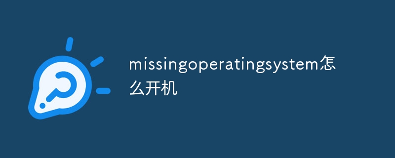 missingoperatingsystem怎么开机-常见问题-