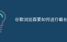 谷歌浏览器要如何进行截长图