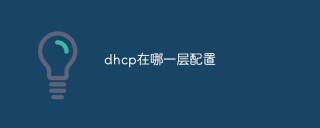dhcp在哪一层配置