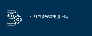 小红书能安装电脑上吗