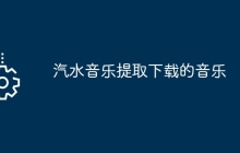 汽水音乐提取下载的音乐
