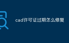 cad许可证过期怎么修复