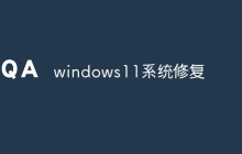 windows11系统修复