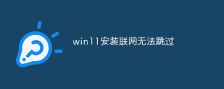 win11安装联网无法跳过