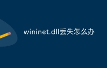 wininet.dll丢失怎么办