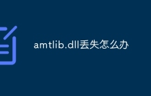 amtlib.dll丢失怎么办