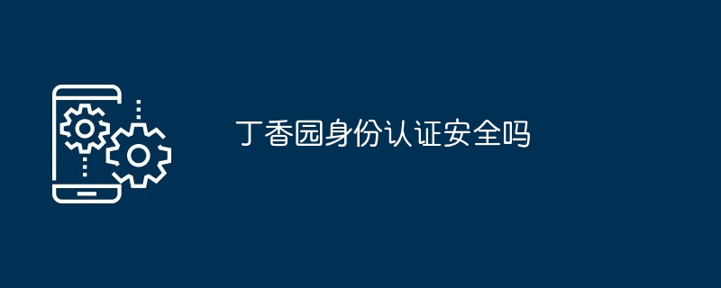 丁香园身份认证安全吗