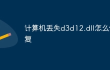 计算机丢失d3d12.dll怎么修复