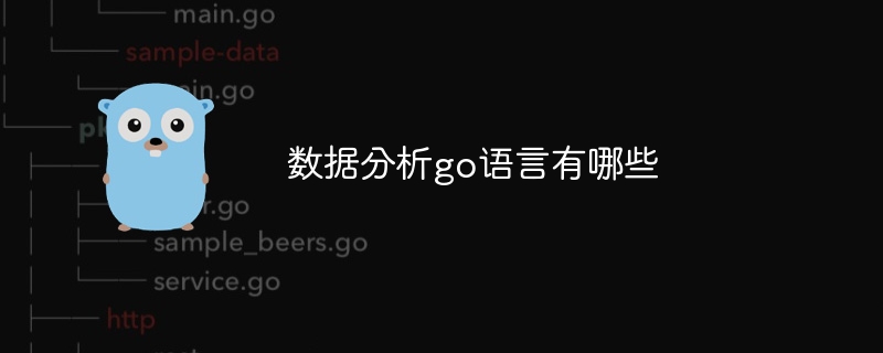 数据分析go语言有哪些