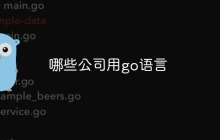 哪些公司用go语言