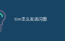 tim怎么发送闪图