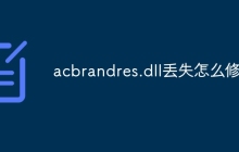 acbrandres.dll丢失怎么修复