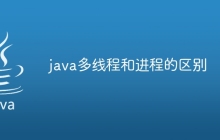 java多线程和进程的区别