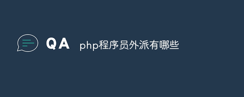 php程序员外派有哪些