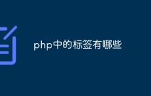 php中的标签有哪些