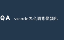 vscode怎么调背景颜色