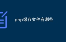 php缓存文件有哪些