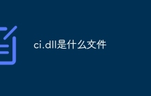ci.dll是什么文件