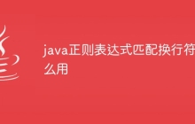 java正则表达式匹配换行符怎么用