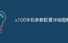 x100手机参数配置详细图解