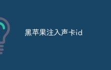 黑苹果注入声卡id