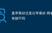 黑苹果好还是白苹果好 两者有啥不同