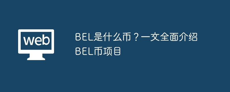 BEL은 어떤 코인인가요? 한 기사에서는 BEL 코인 프로젝트를 종합적으로 소개합니다.