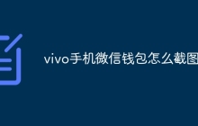 vivo手机微信钱包怎么截图