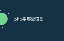 php学哪些语言