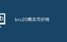 brc20概念币价格